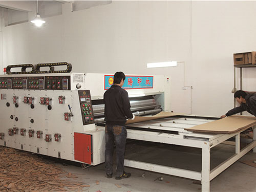 全自动四色纸箱印刷机